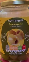 Azeitonas verdes descaroçadas