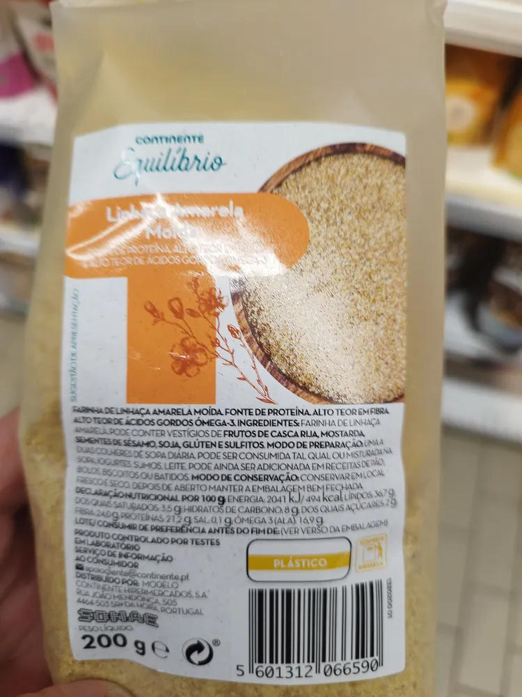 Linhaça Amarela Moída