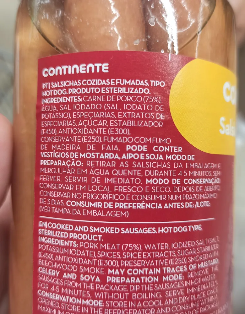 Salsichas Hot Dog