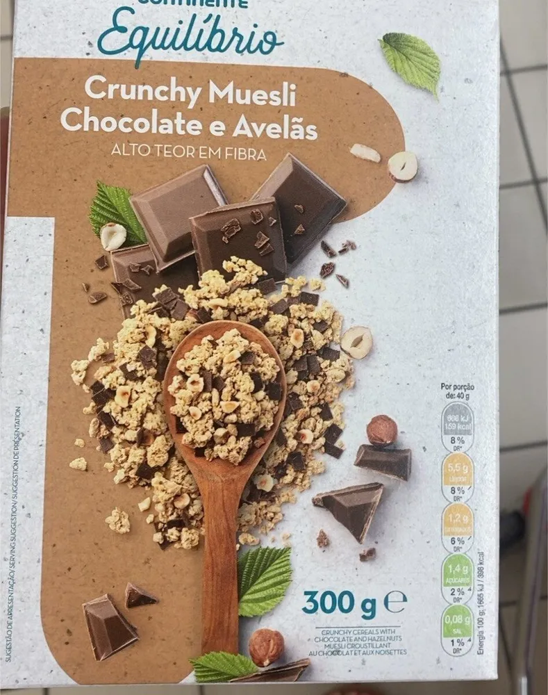Crunchy Muesli Chocolate e Avelãs