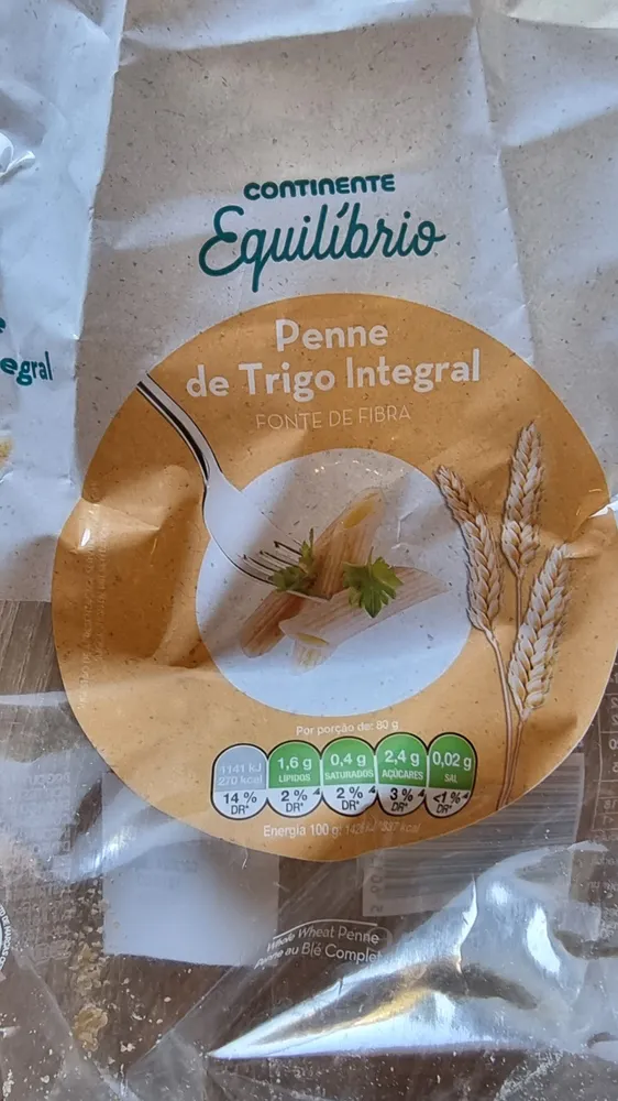 Penne de Trigo Integral