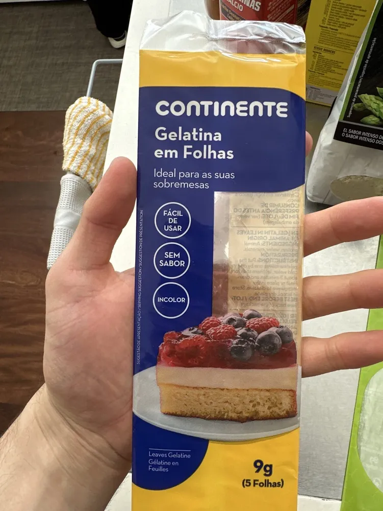 Gelatina Em Folhas