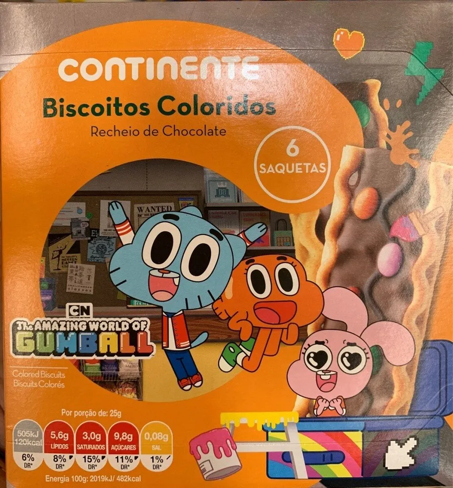 Biscoitos Coloridos