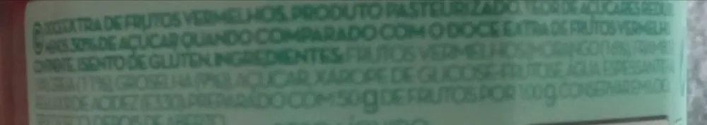 Doce extra 4 Frutos Vermelhos