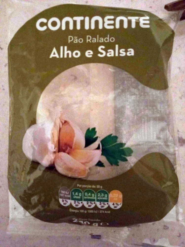Pão Ralado, Alho e Salsa