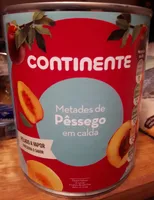 Metades de Pêssego em calda