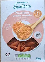 Penne Rigate Lentilha Vermelha