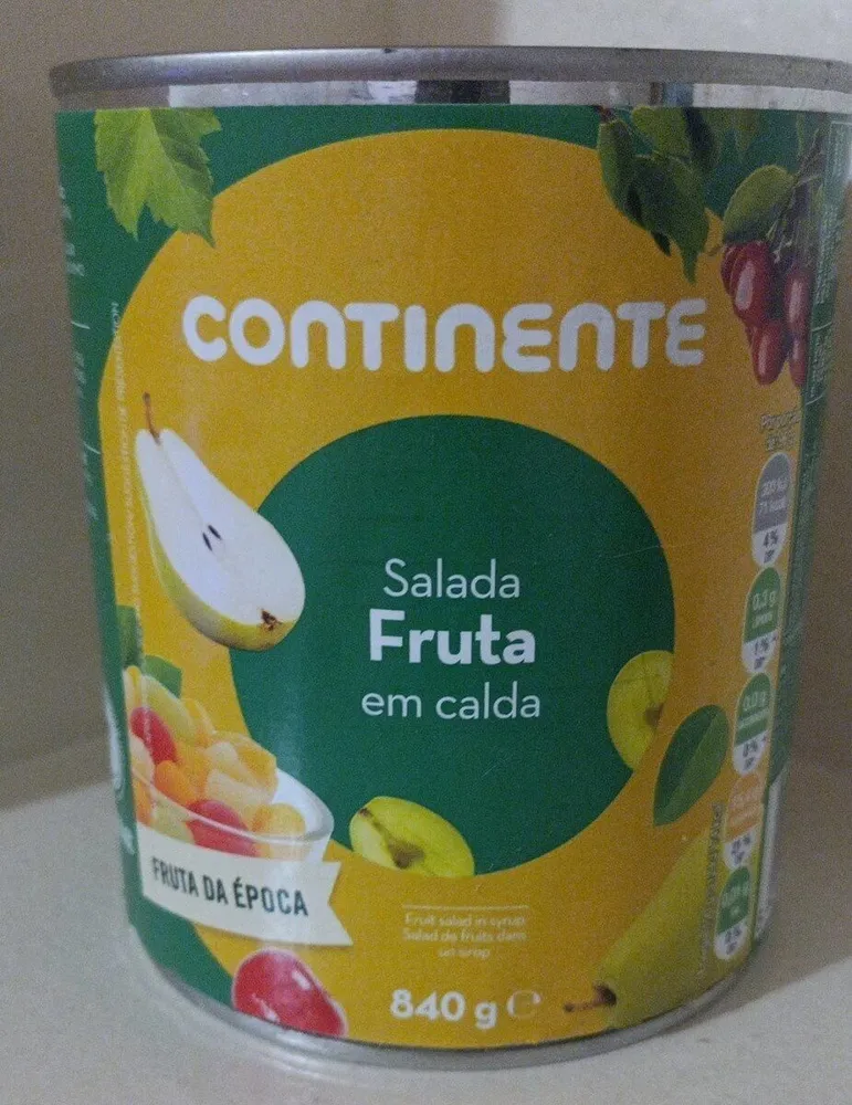 Salada Fruta em calda