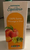 100% Sumo Pêssego e Uva