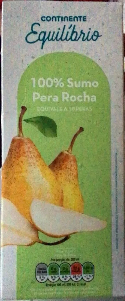 100% Sumo Pera Rocha