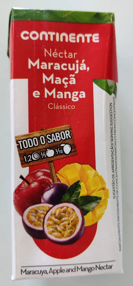 Néctar Maracujá Maçã e Manga