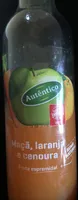 Maçã, laranja e cenoura