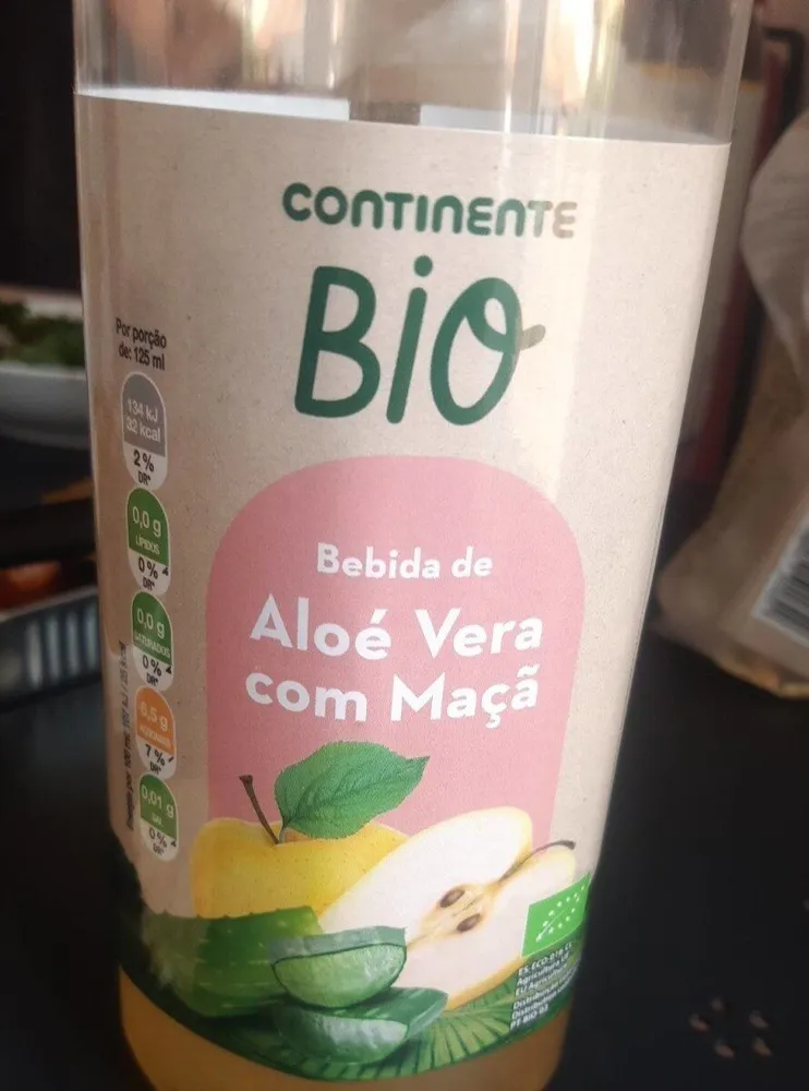 Bebida de Aloé Vera com Maçã