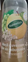 Maçã e uva com flor de sabugueiro