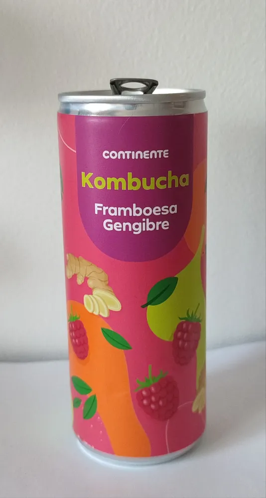 Kombucha Framboesa Gengibre