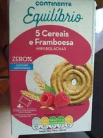 5 Cereais e Framboesa Mini Bolachas