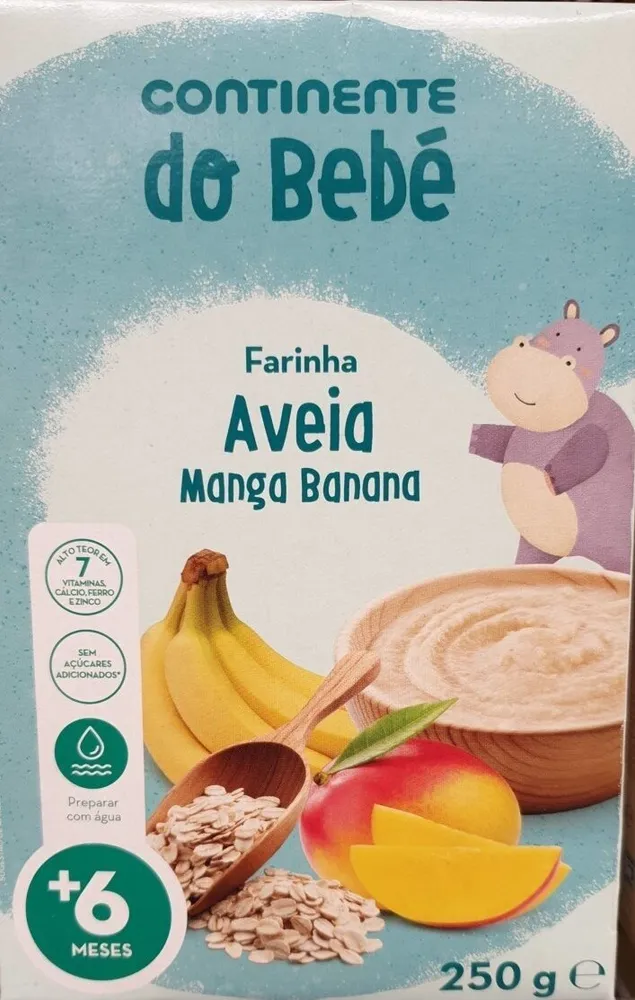 Farinha Aveia Manga Banana