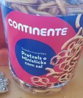 Pretzels e Ministicks com sal