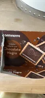 Bolacha coberta com Chocolate Negro