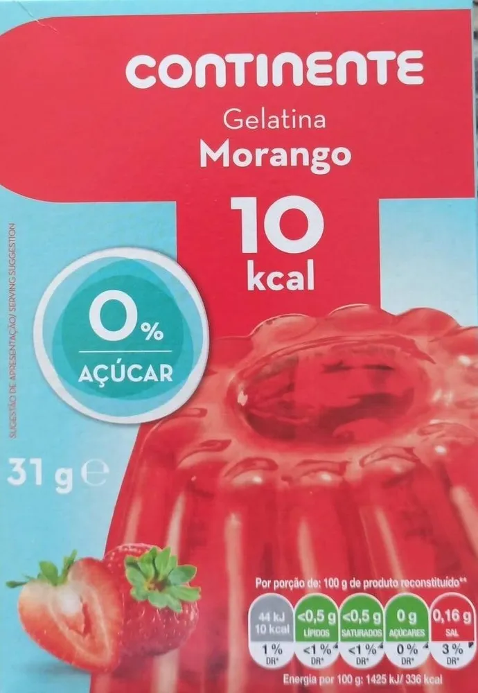 Gelatina Morango