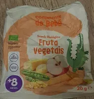 Snack Biológico Fruta Vegetais