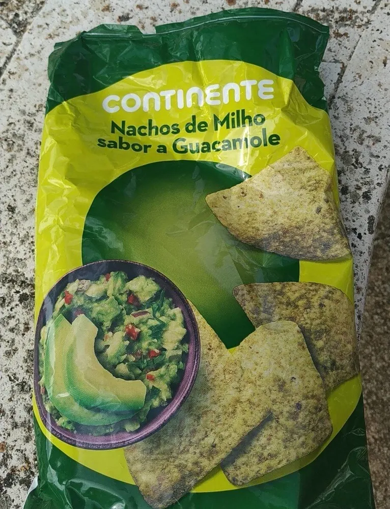 Nachos de Milho sabor a Guacamole