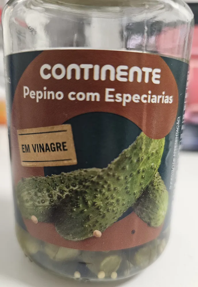 Pepino com Especiarias em Vinagre