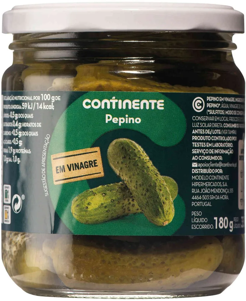 Pepino en vinagre