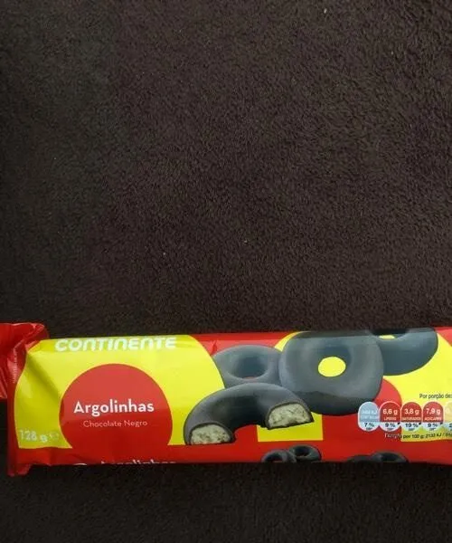 Argolinhas chocolate negro