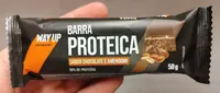 Barra Proteica Sabor Chocolate e Amendoim