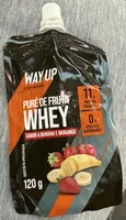 Puré de Fruta Whey Sabor a Banana e Morango