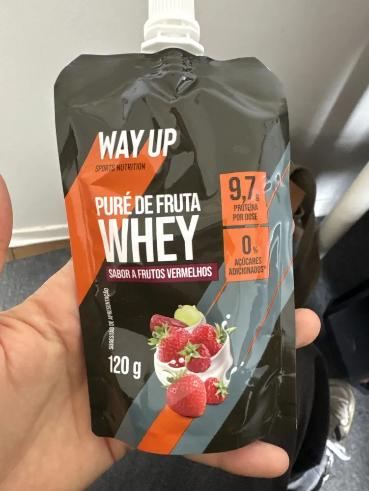 Puré De Fruta Whey Sabor a Frutos Vermelhos