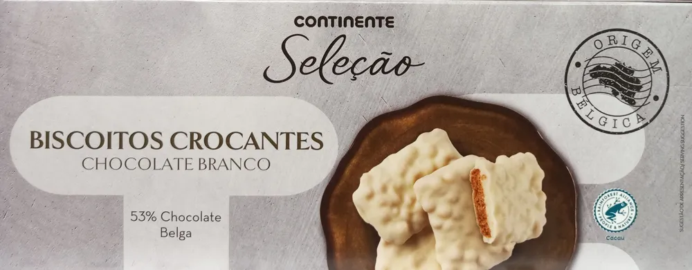 Biscoitos Crocantes Chocolate Branco