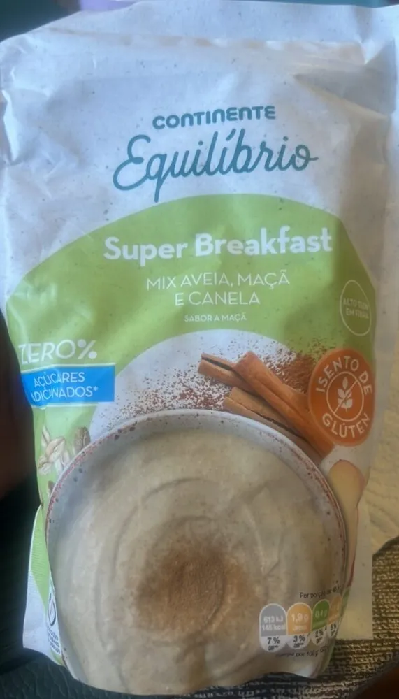 Super Breakfast Mix Aveia, Maçã e Canela Sabor a Maçã