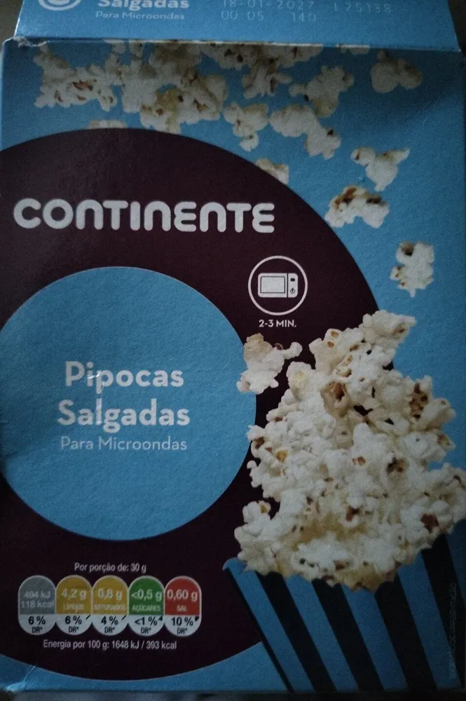 Pipocas Salgadas