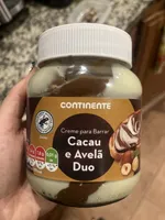 Cacau E Avelã Duo Creme Para Barrar