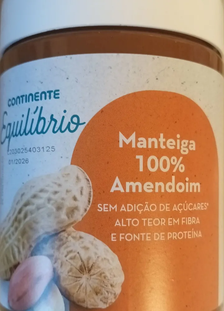 Manteiga 100% Amendoim