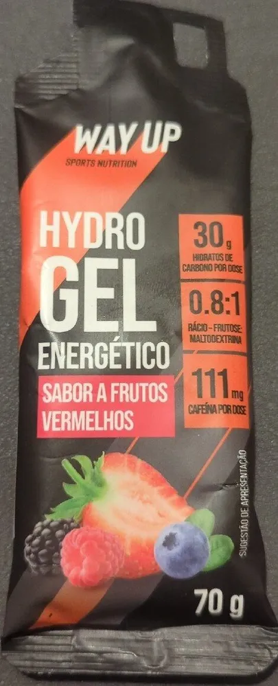 Hydro Gel Energético Sabor A Frutos Vermelhos