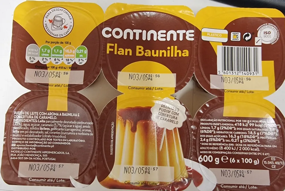 Flan Baunilha