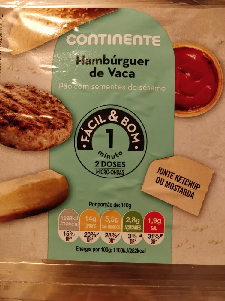 Hambúrguer de Vaca