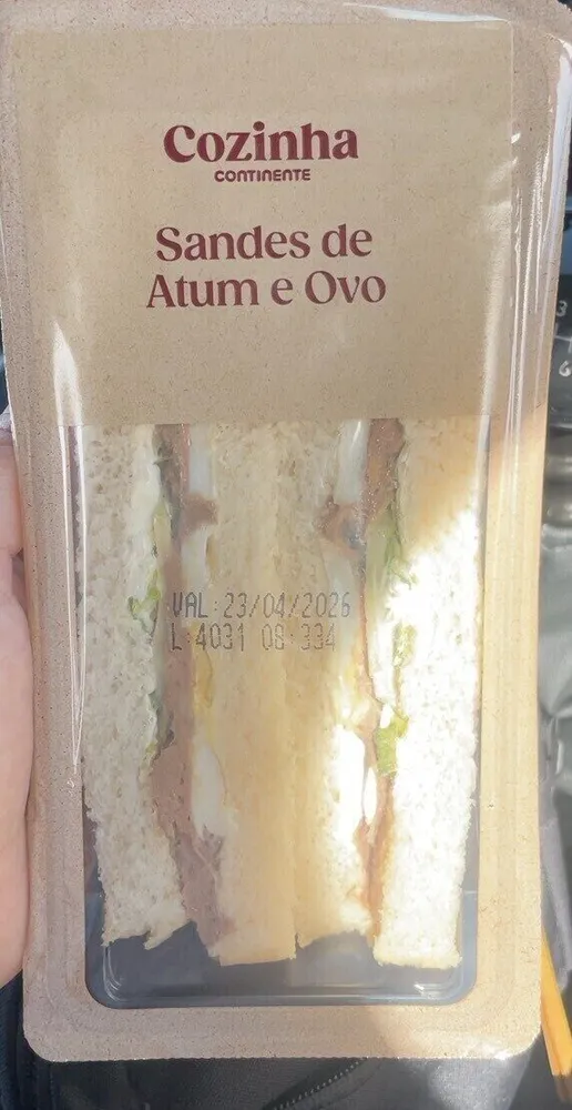Sanduiche Atum E Ovo