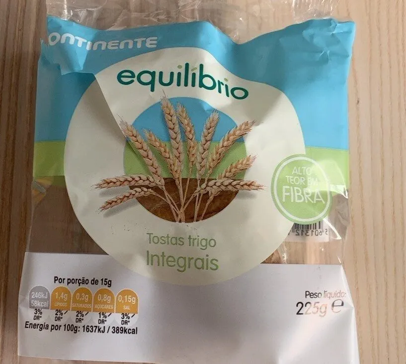 Equilíbrio Tostas trigo integrais