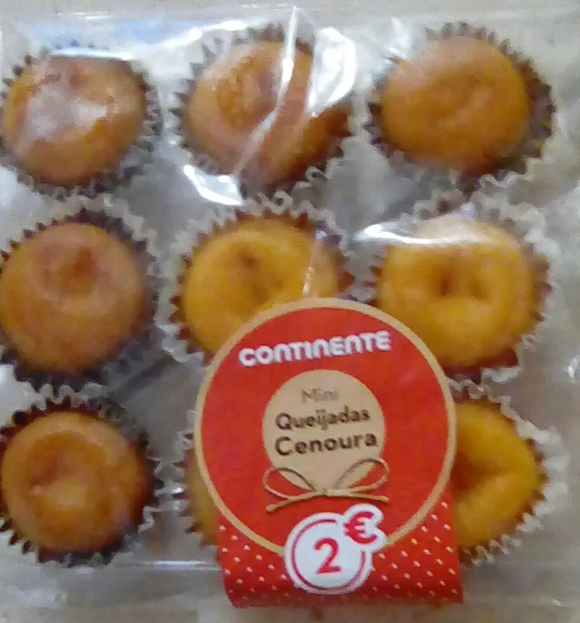 Mini Queijadas Cenoura