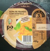 Sopa de Frango com Hortelã