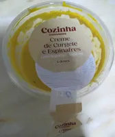 Creme de Curgete e Espinafres com legumes frescos 4 doses