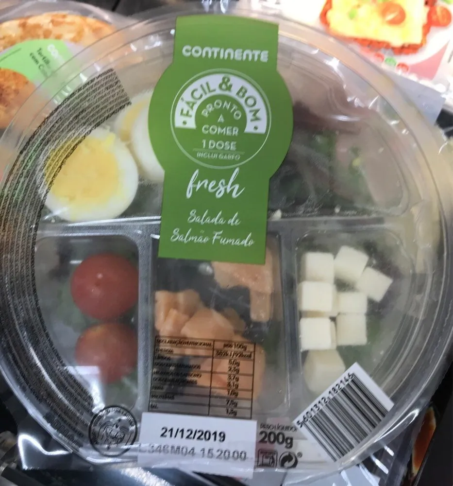 Salada de Salmão Fumado