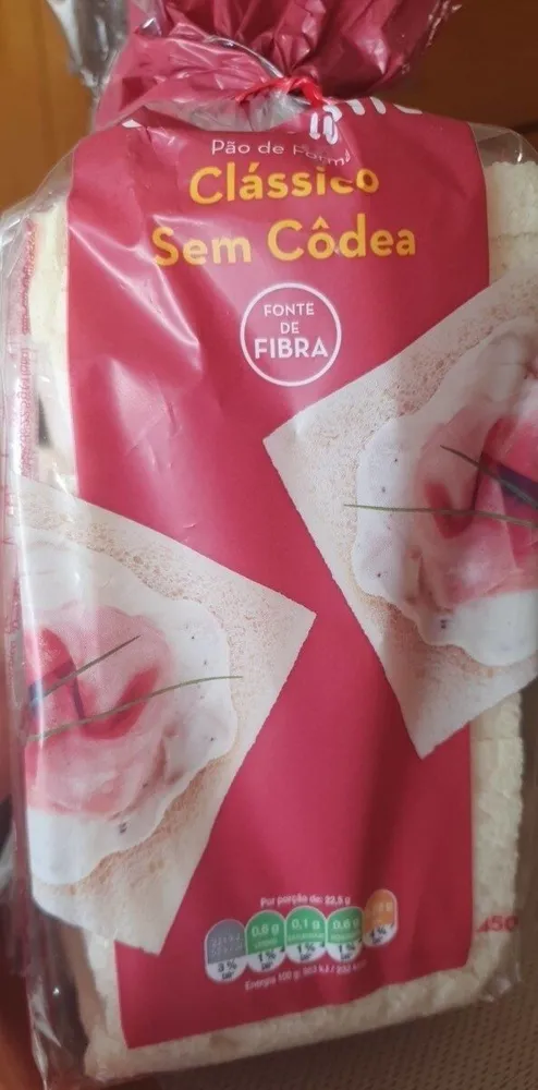 Pão de Forma Clássico Sem Côdea