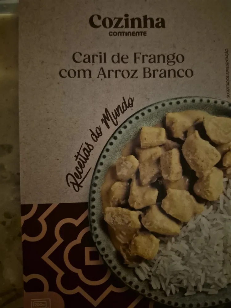 Caril de Frango com Arroz Branco