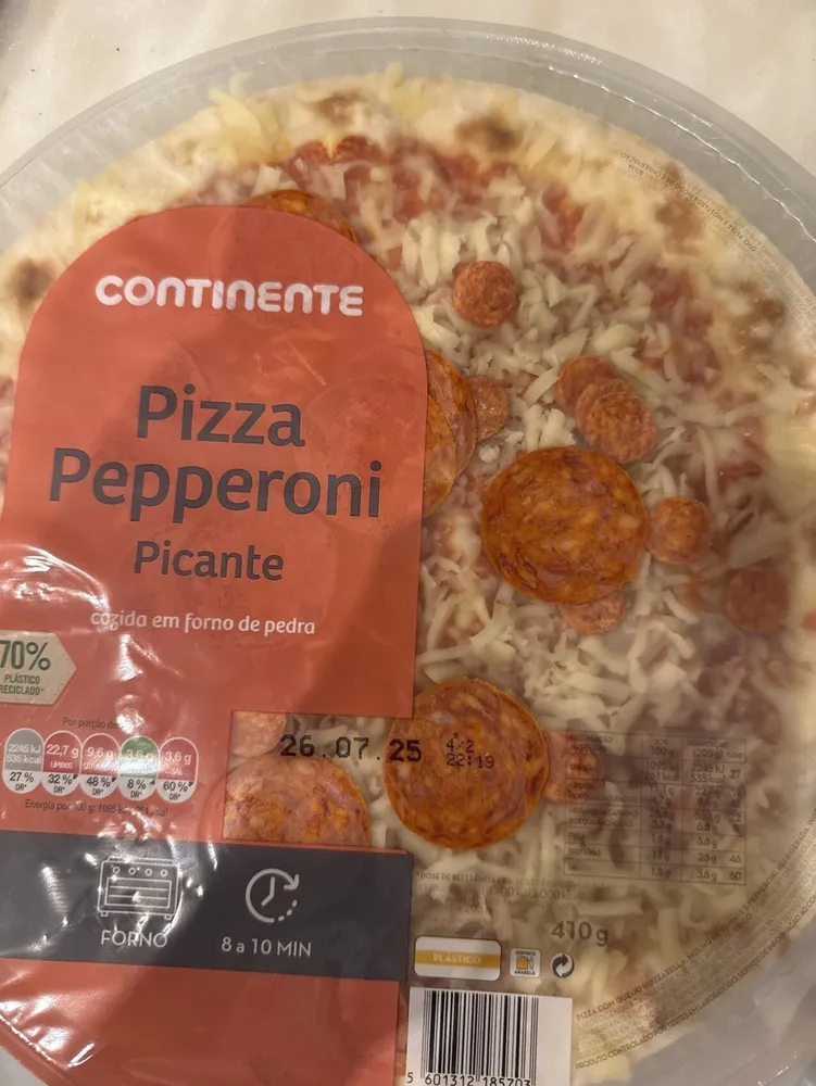 Pizza Pepperoni Continente