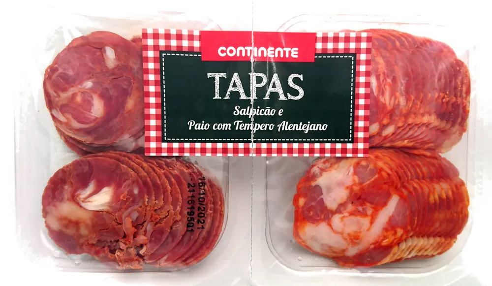 Tapas, Salpicão e Paio com Tempero Alentejano